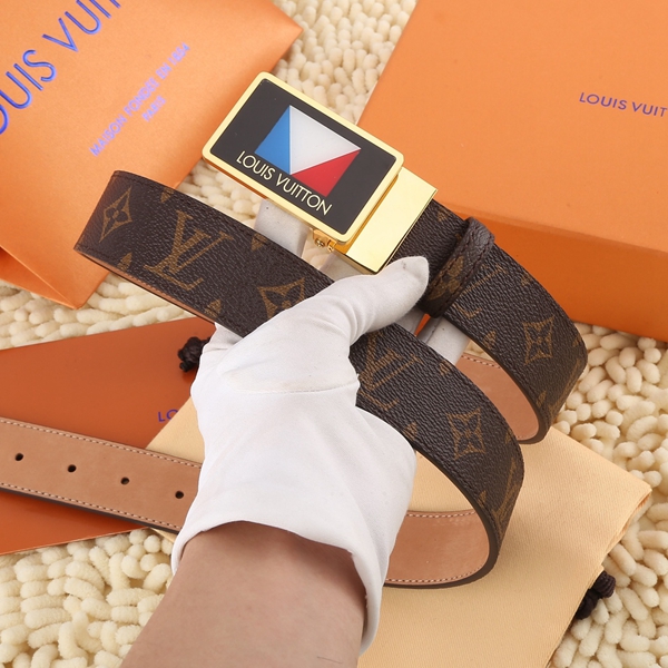 激安ルイヴィトンベルト素材ディテール